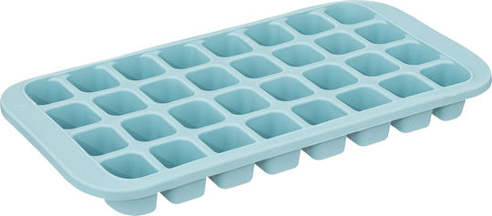 Ice Cube Mold Cube Made of Silicone 32 Slots Green 110928