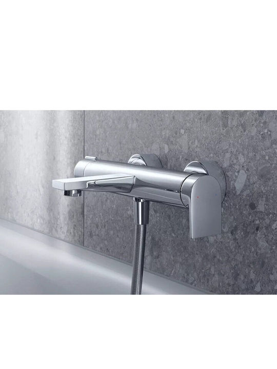 Duravit Αναμεικτική Μπαταρία Μπανιέρας Ασημί