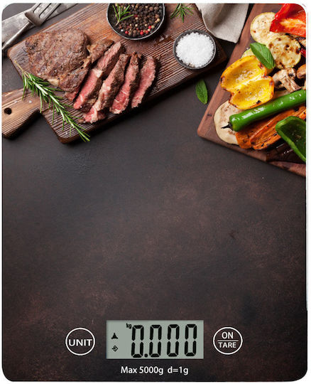 Estia Bbq Time Дигитална Кухненска Везна До 5kg Многоцветна