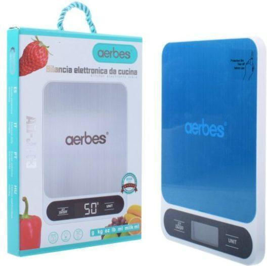 Aerbes Aerbes Digitale Küchenwaage bis 10kg Grau