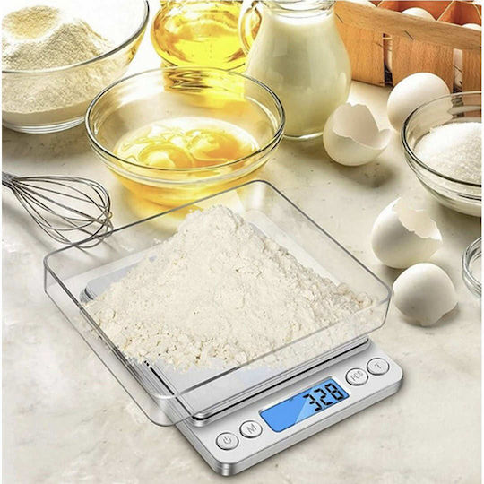 Ruhhy Ψηφιακή Ζυγαριά Κουζίνας έως 0.5kg Γκρι