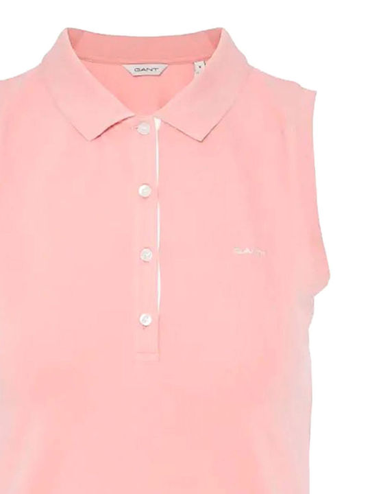 Gant Bluză Damă Polo Fără Mâneci Roz