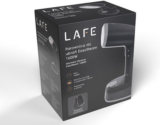 Lafe Garment Steamer Handheld 1600W with 160ml Tank Black