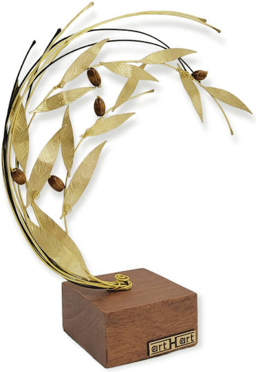 Arthart Διακοσμητική Ελιά από Ξύλο 22x30cm