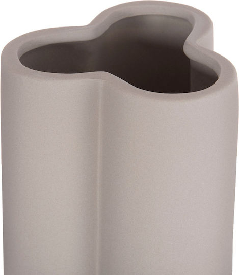 Keramisches Dekorationsobjekt Fb94612.03 Grau Matt Φ14x29cm