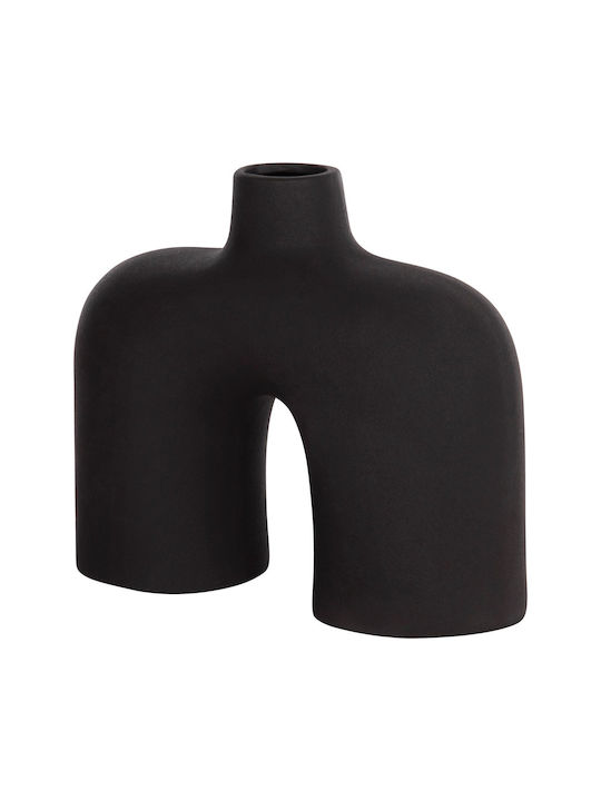 Decor Ceramic pentru Masă Fb94600.02 Negru Mat 27x9x23cm
