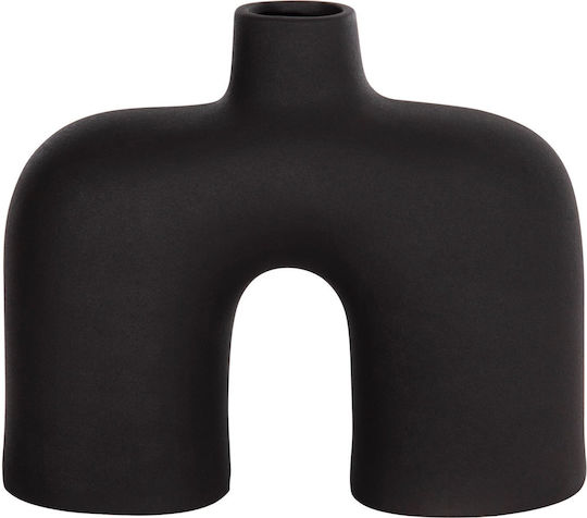 Keramik Tischdekoration Fb94600.02 Schwarz Matt 27x9x23cm
