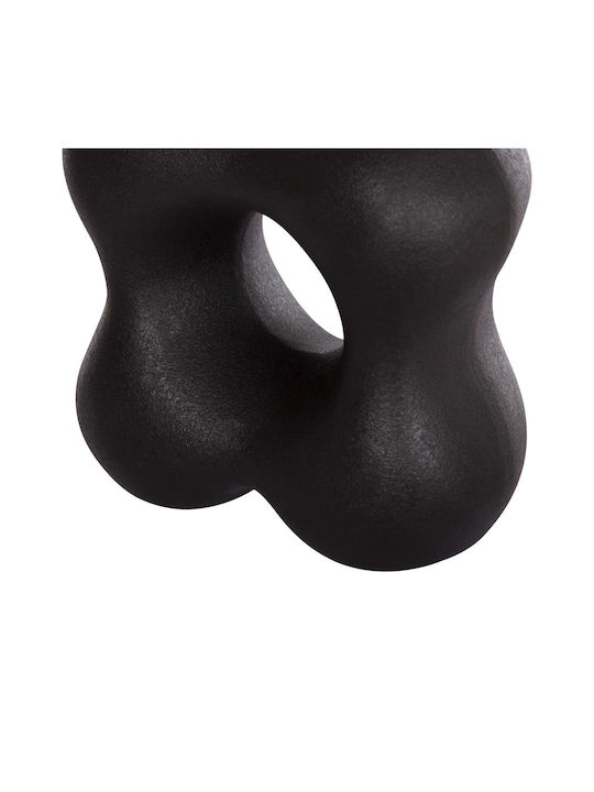 Decorațiune de Masă din Ceramică Fb94594.02 Negru Mat 18,5x9x18cm