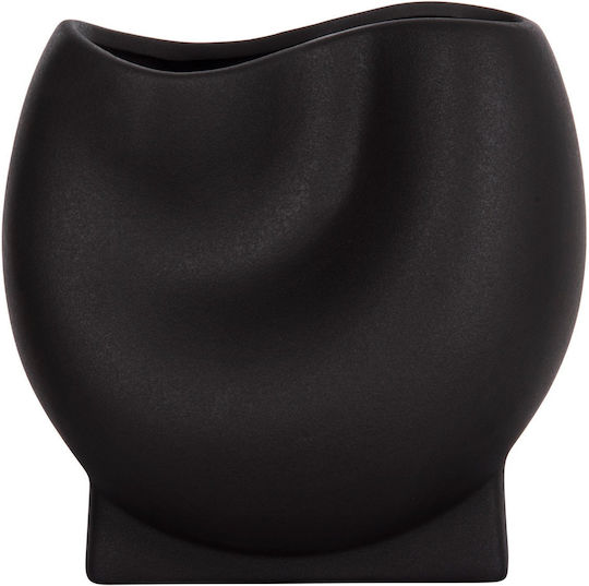 Decor ceramic pentru masă Fb94610.02 negru mat 26x14x25cm