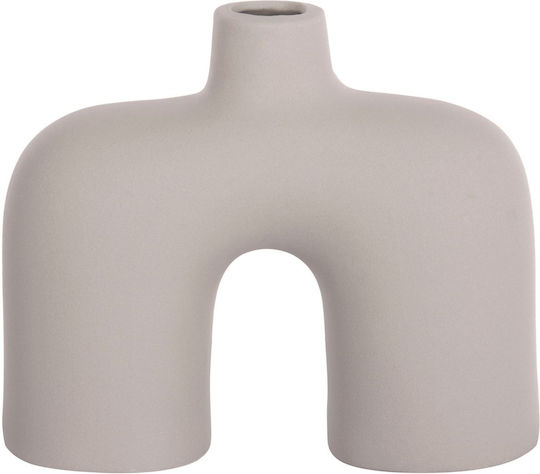 Tabletop Ceramic Decorative Item Fb94600.03 Gray Matte 27x9x23cm