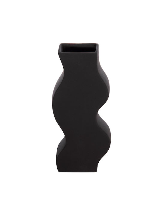 Keramik Tischdekoration Fb94589.02 Schwarz Matt 13x6x30cm