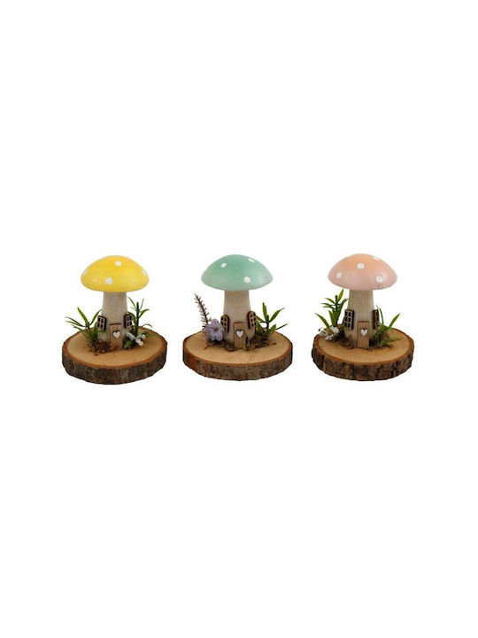 Μανιτάρι Σπίτι 3χρώματα 7x8,5cm