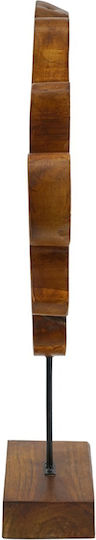 Artekko Woody Кафяво Дървено Декоративно Скулптурно От Тик 55.1x15x80 См