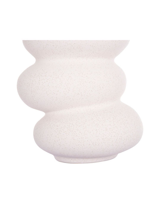 Ceramic Tabletop Decor Fb94628.01 Off-White Crystal Ø16x19 5pcs