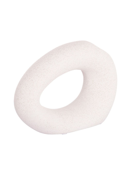Ceramic Tabletop Decor Fb94645.01 Off-White Crystal 23x8x15 5uec