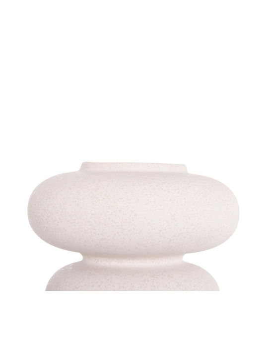 Tabletop Ceramic Decorative Item Fb94629.01 Off-White Crystal Ø18x17cm