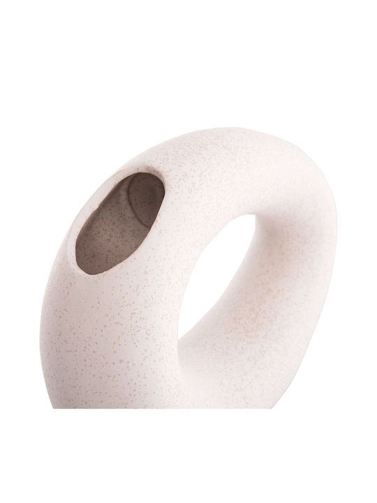 Ceramic Tabletop Decor Fb94645.01 Off-White Crystal 23x8x15 5uec