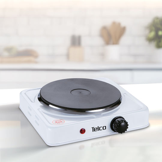 Telco Zd-1015a Enamel Countertop Double Burner White