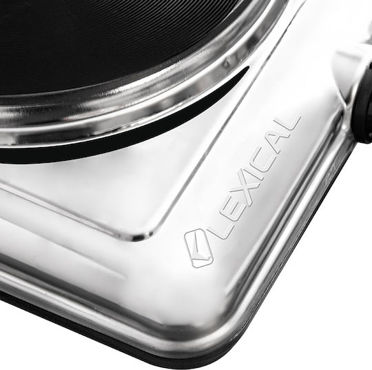 Lexical Επιτραπέζια Εστία Εμαγιέ Διπλή Inox