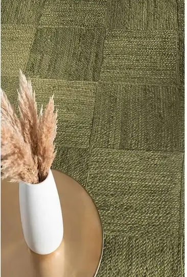 Guy Laroche Galleria Wohnzimmer Teppiche Rechteckig Sommer aus Jute Olive 60x200cm