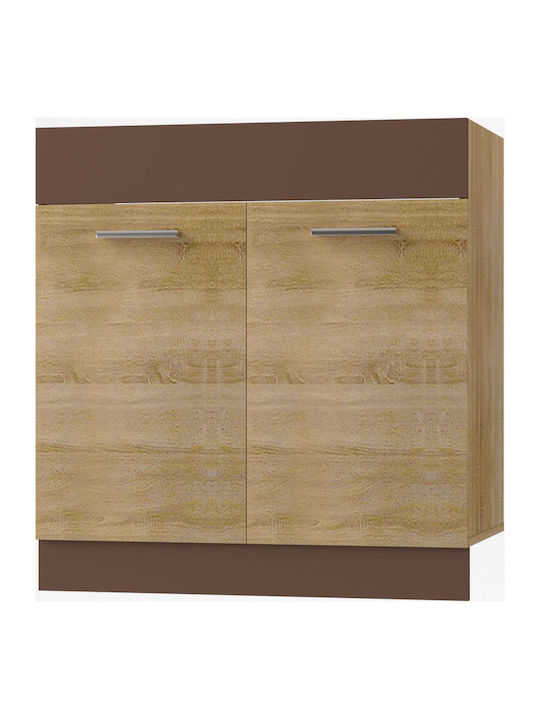 Alina Sink Cabinet Sonoma-Mokka 80x44.5x85cm