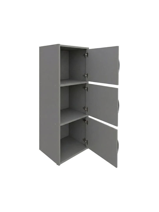 Soline Kitchen Tall Cupboard Light Gray 40x34.5x90.5cm