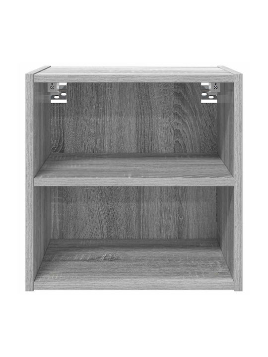 Wall Kitchen Cabinet with Grey Countertop 40x29.5x40cm