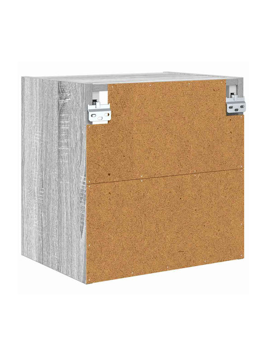 Wall Kitchen Cabinet with Grey Countertop 40x29.5x40cm