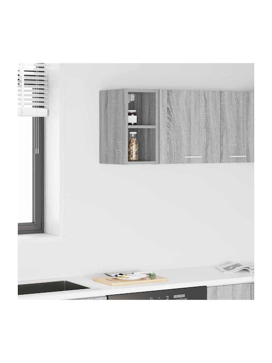 Wall Kitchen Cabinet with Grey Countertop 20x29.5x40cm