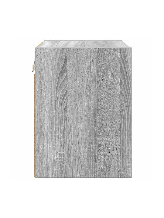 Wall Kitchen Cabinet with Grey Countertop 40x29.5x40cm