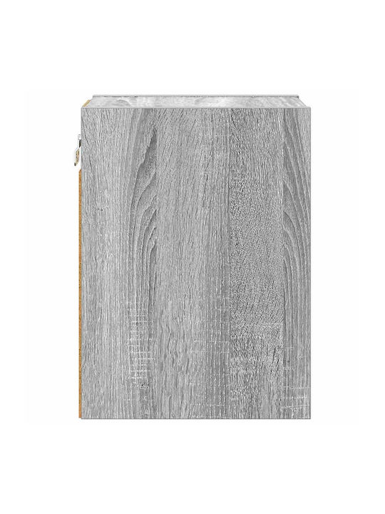 Wall Kitchen Cabinet with Grey Countertop 20x29.5x40cm