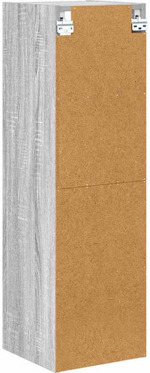 Wandküchenschrank mit Arbeitsplatte Grau 30x29,5x100cm