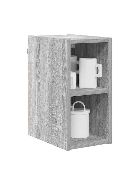 Wall Kitchen Cabinet with Grey Countertop 20x29.5x40cm