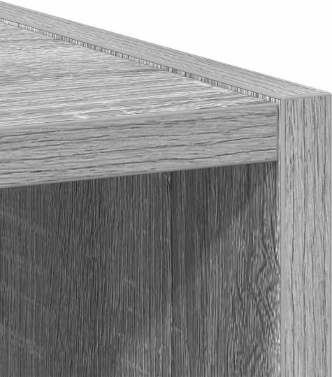 Wandküchenschrank mit Arbeitsplatte Grau 30x29,5x100cm