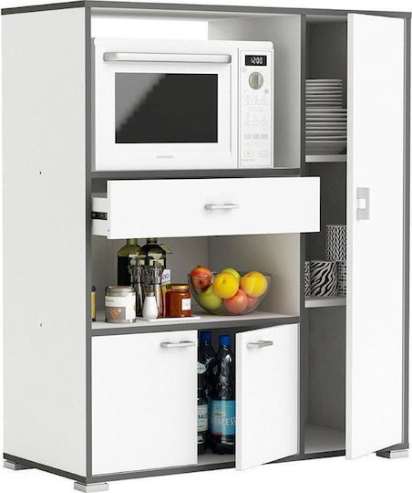 Επιδαπέδιο Ντουλάπι Barl 90x40x111.8cm Λευκό Επιδαπέδιο Ντουλάπι Barl 90x40x111.8cm Λευκό
