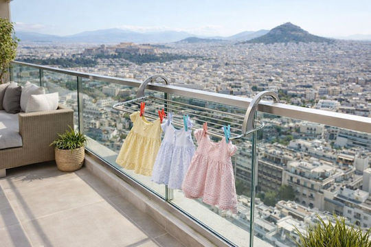 Chios Hellas Hängender Kleiderständer aus Aluminium mit Aufhängelänge 10m