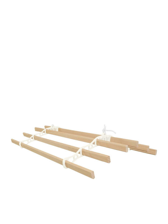 Clothes Drying Rack Ceiling Pulley Ivory 1.5m