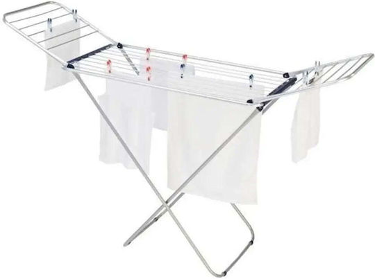 Leifheit Siena 180 Folding Floor Clothes Drying Rack made of Aluminum 94x178cm