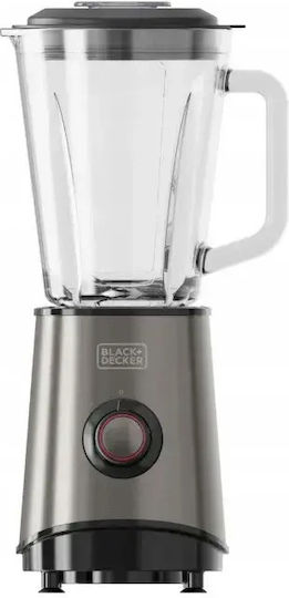 Black & Decker Blender With Plastic Jug 1.5 L 800W Silver ESB9120140L