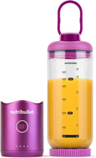 NutriBullet Flex Blender with Plastic Jug 590 ml 7.4V Orchid Purple
