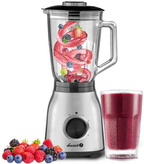 Lucznik Blender With Glass Jug 1.5 L 1000W Gray