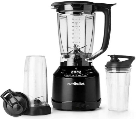 NutriBullet Smart Touch Блендер с Пластмасова Каната 1,8 л 1500W Черен