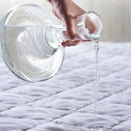 Pucioasa Waterproof Half-Double Mattress Cover White 120x200cm