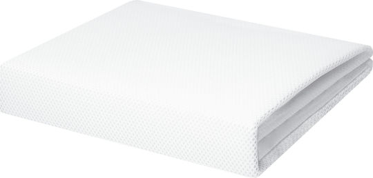 Greco Strom Протектор за матрак Единичен Водоустойчив Air Proof Бял 90x200бр