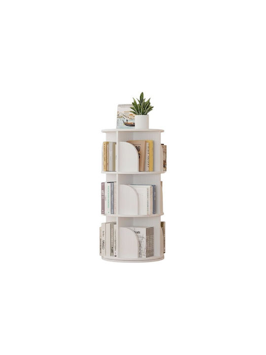Bibliotecă Albă 40x40x101 cm
