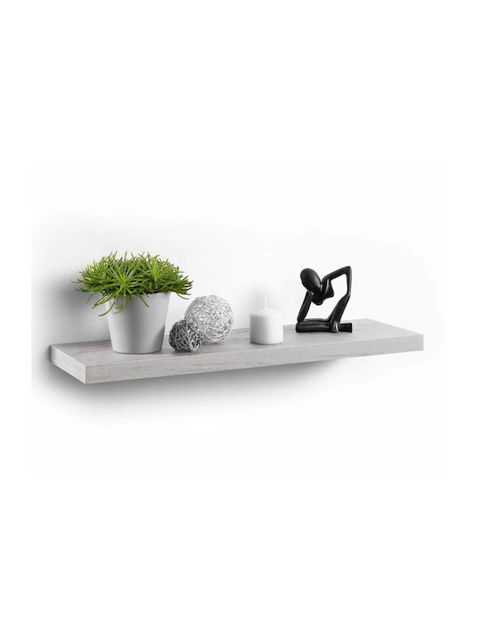 Ράφι Τοίχου με LED White Oak 75x22.8x3.4εκ.
