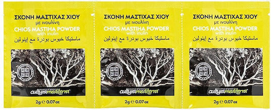 Mediterra S.A. Chios Mastixpulver mit Inulin Zucker Pulver 3 Stäbchen