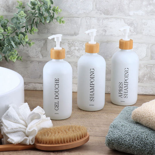 Atmosphera Dispenser Γυάλινο Λευκό 500ml