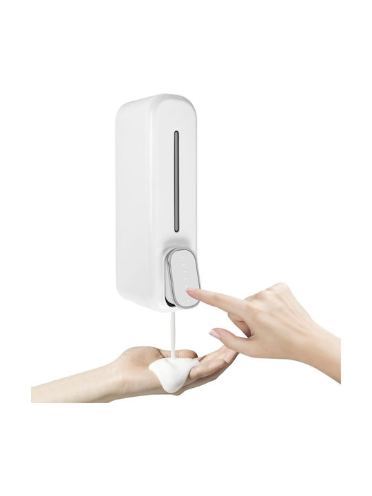Dimitracas Επιτοίχιο Dispenser Πλαστικό Λευκό 350ml