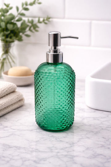 Dream House Kreise Spender Glas Grün 450ml